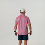 American Flag Performance Polo