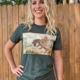 Cowboy Bucking Poster Tee