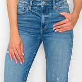 HIGH RISE TAPERED LEG JEANS: 3 (25)