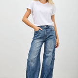 Plus High Rise Wide Leg