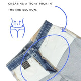 Tummy Control High Rise Relaxed Flare Jeans