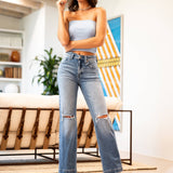 HIGH RISE STRAIGHT LEG JEANS: 15 (31)