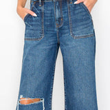 ULTRA HIGH RISE RELAXED FLARE JEANS: 9/28