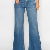 Tummy Control High Rise Slim Palazzo Jeans