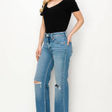 HIGH RISE STRAIGHT LEG JEANS: 5 (26)