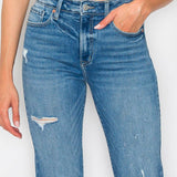 HIGH RISE TAPERED LEG JEANS: 3 (25)