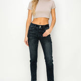 MID RISE CIGARETTE JEANS: 1 (24)