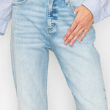 PLUS - HIGH RISE STRAIGHT JEANS: 16 (32)